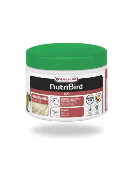 Papilla para alimentación manual NUTRIBIRD A21 VERSELE LAGA 250 gr